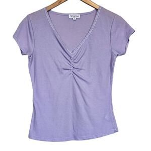 Full‎ Circle Trends Light Purple Baby T Shirt Women' Large Fairy Kawaii Pastel